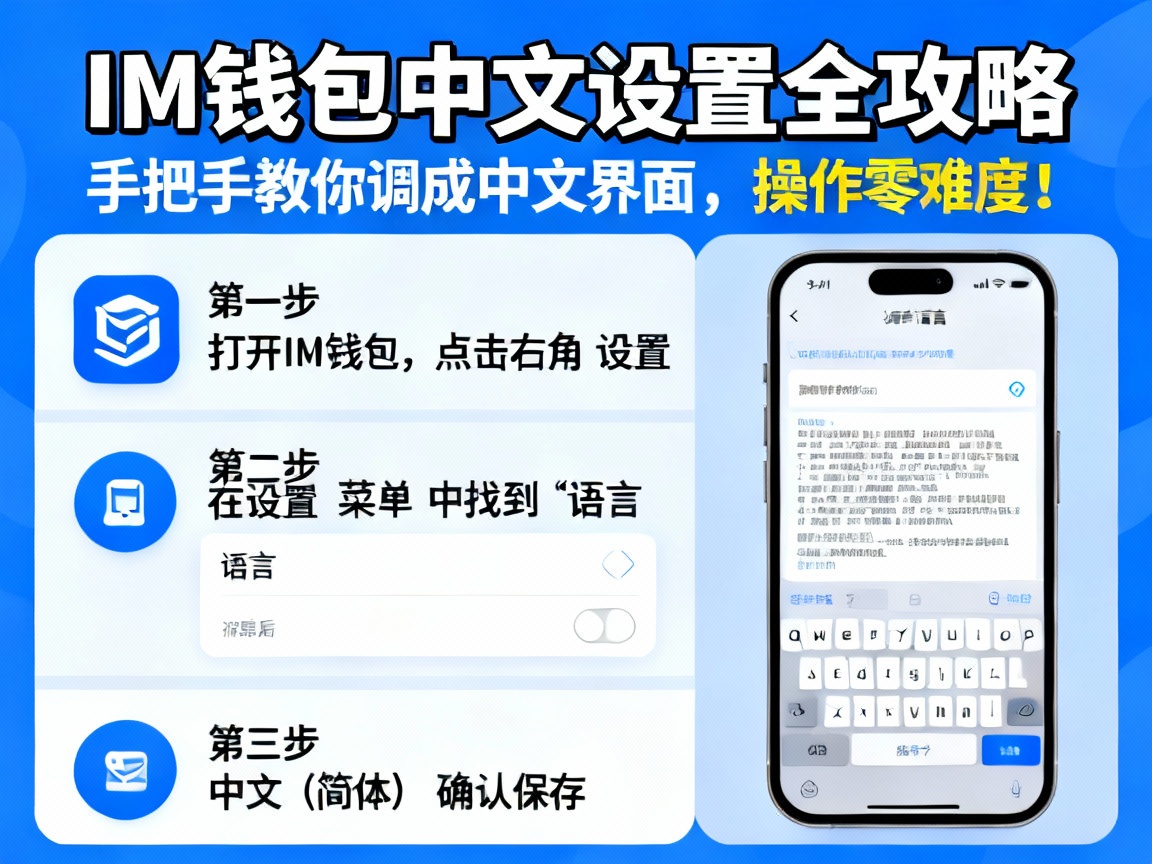 IM钱包中文设置全攻略，手把手教你调成中文界面，操作零难度！