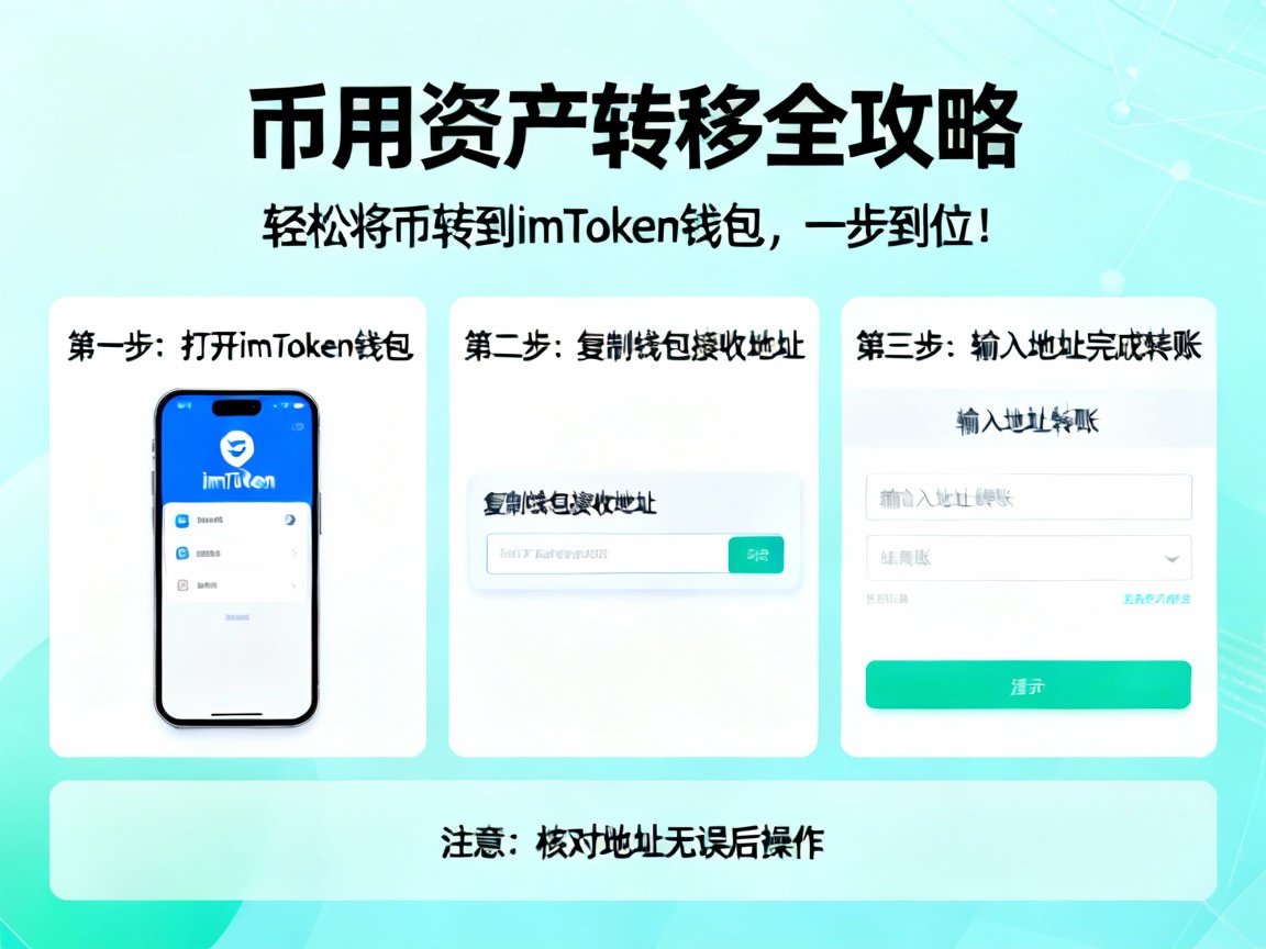币用资产转移全攻略，轻松将币转到imToken钱包，一步到位！