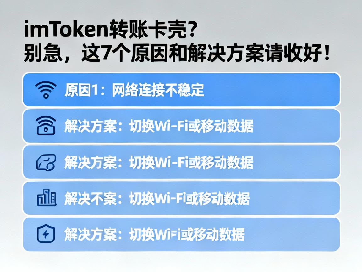 imToken转账卡壳？别急，这7个原因和解决方案请收好！