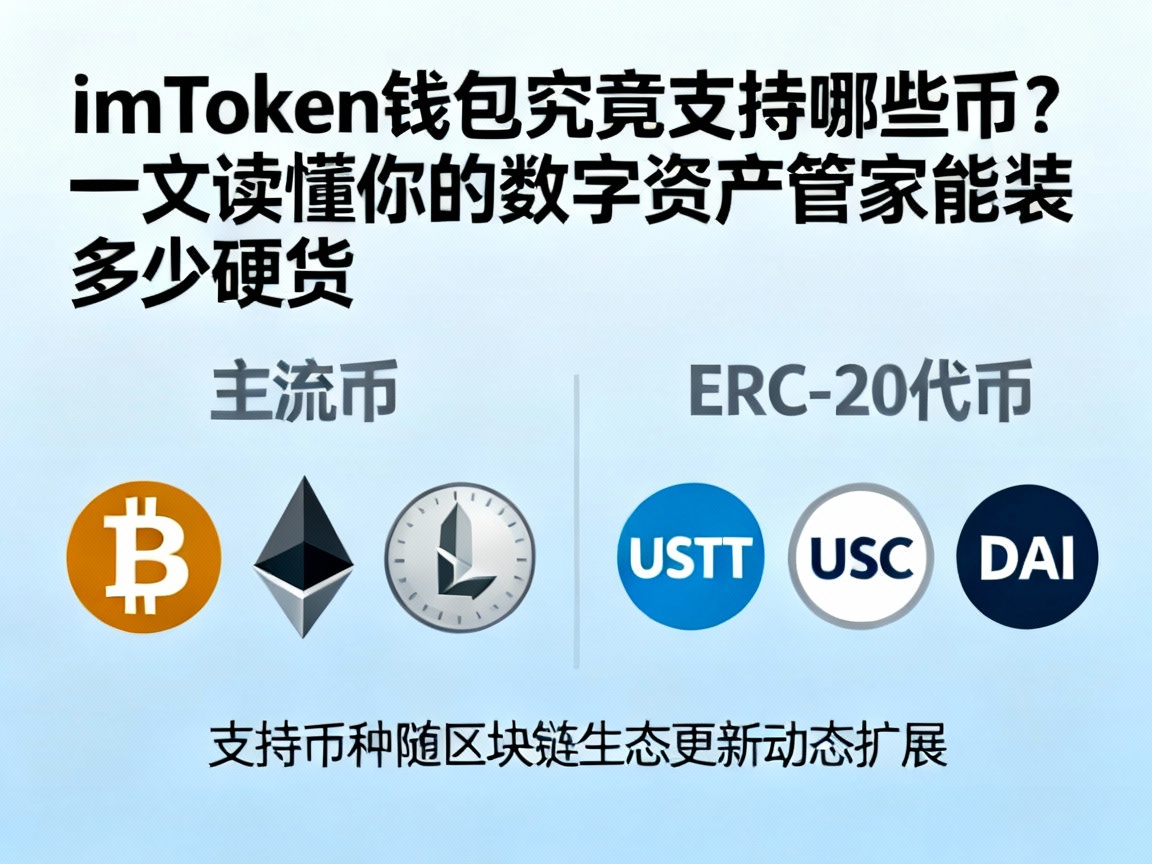 imToken钱包究竟支持哪些币？一文读懂你的数字资产管家能装多少硬货