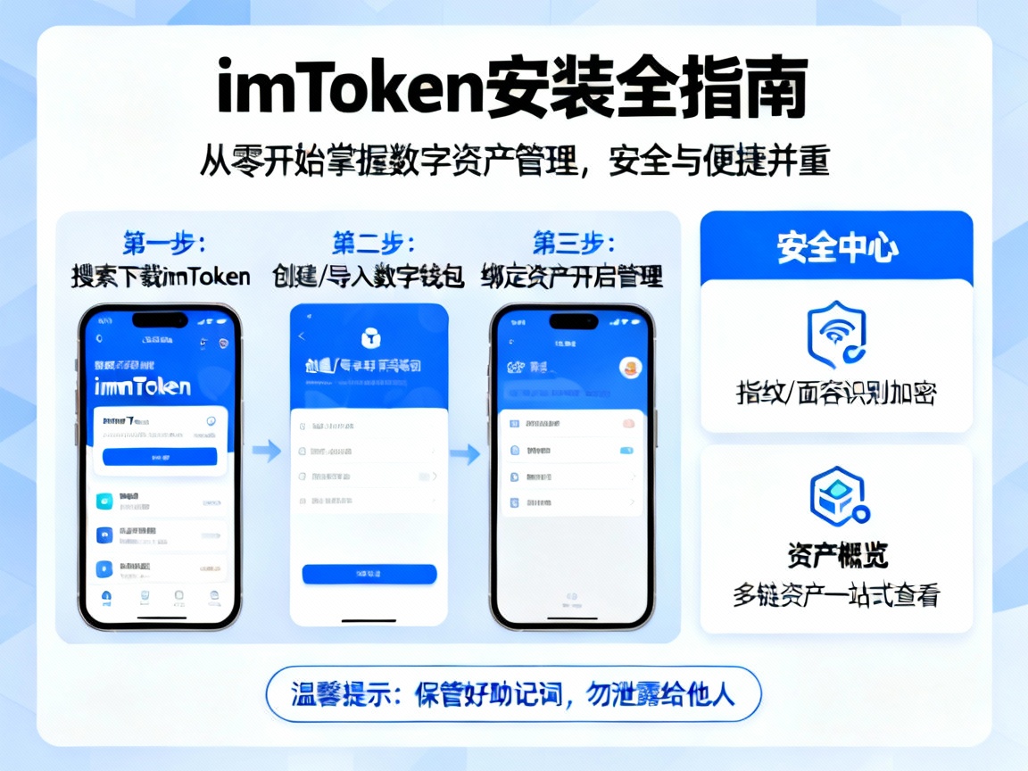 imToken安装全指南，从零开始掌握数字资产管理，安全与便捷并重