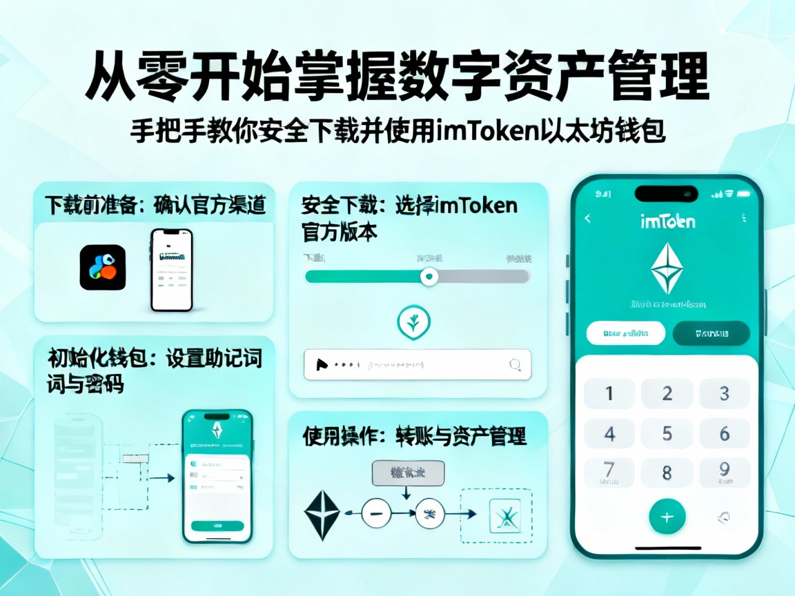 从零开始掌握数字资产管理，手把手教你安全下载并使用imToken以太坊钱包