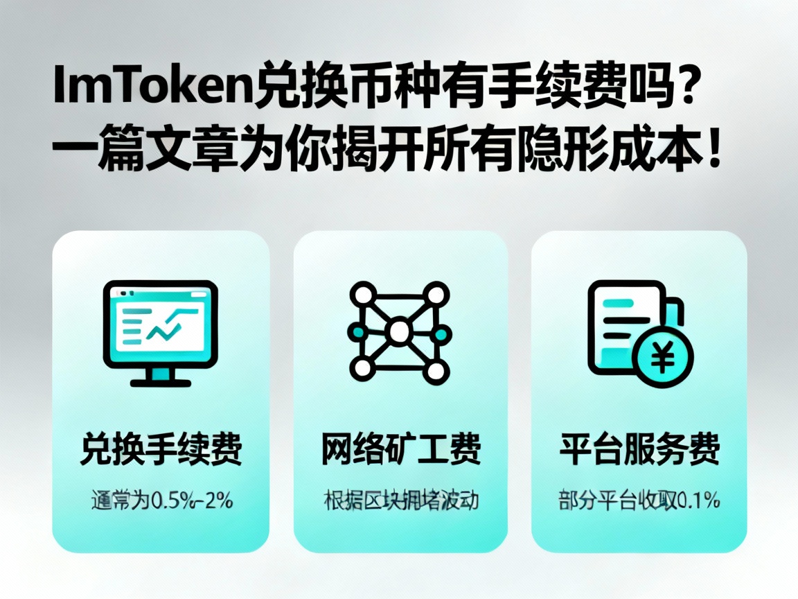 ImToken兑换币种有手续费吗？一篇文章为你揭开所有隐形成本！