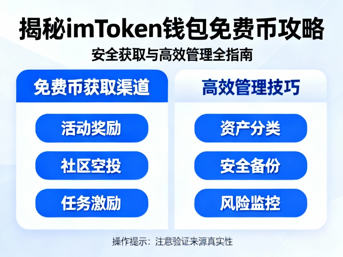 揭秘 imToken 钱包免费币攻略，安全获取与高效管理全指南