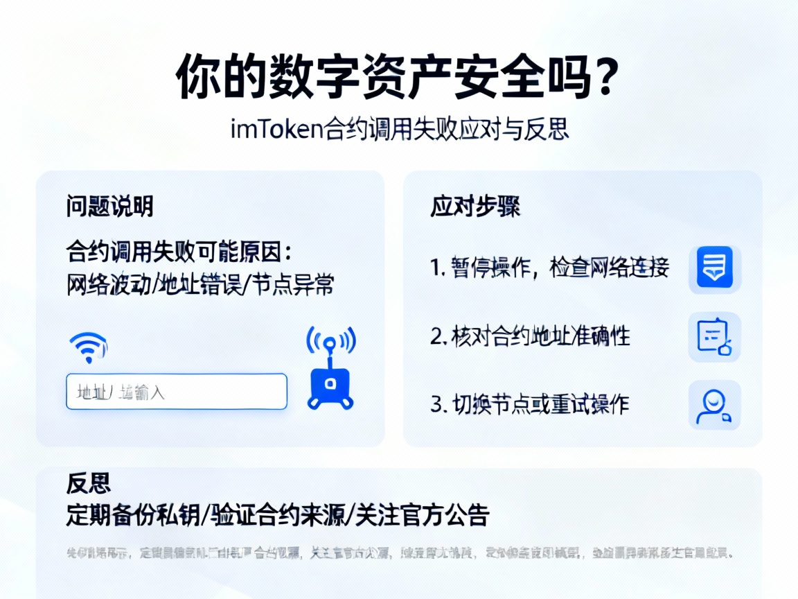 你的数字资产安全吗？当imToken合约调用失败时，该如何应对与反思