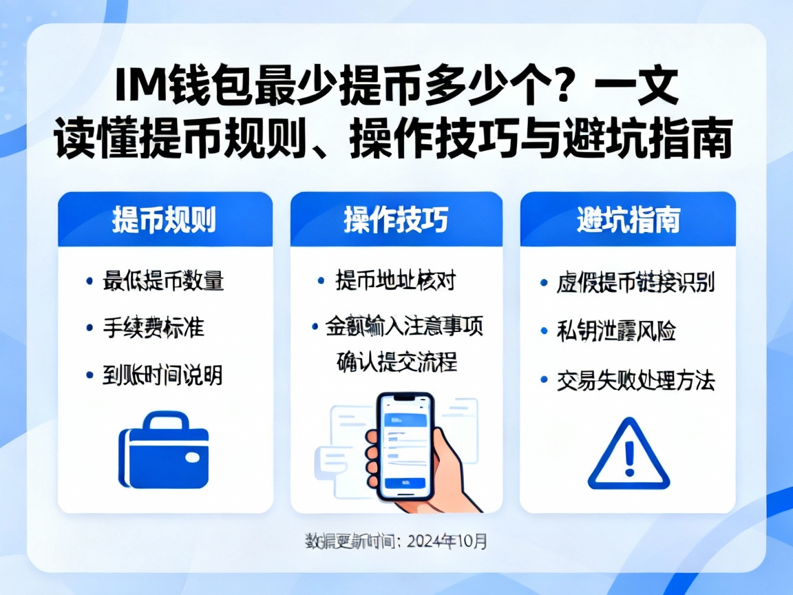 IM钱包最少提币多少个？一文读懂提币规则、操作技巧与避坑指南