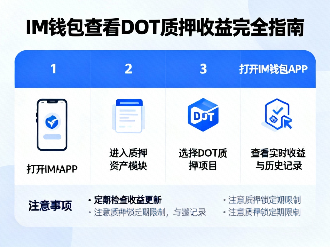 完全指南，IM钱包中查看DOT质押收益的详细步骤与注意事项