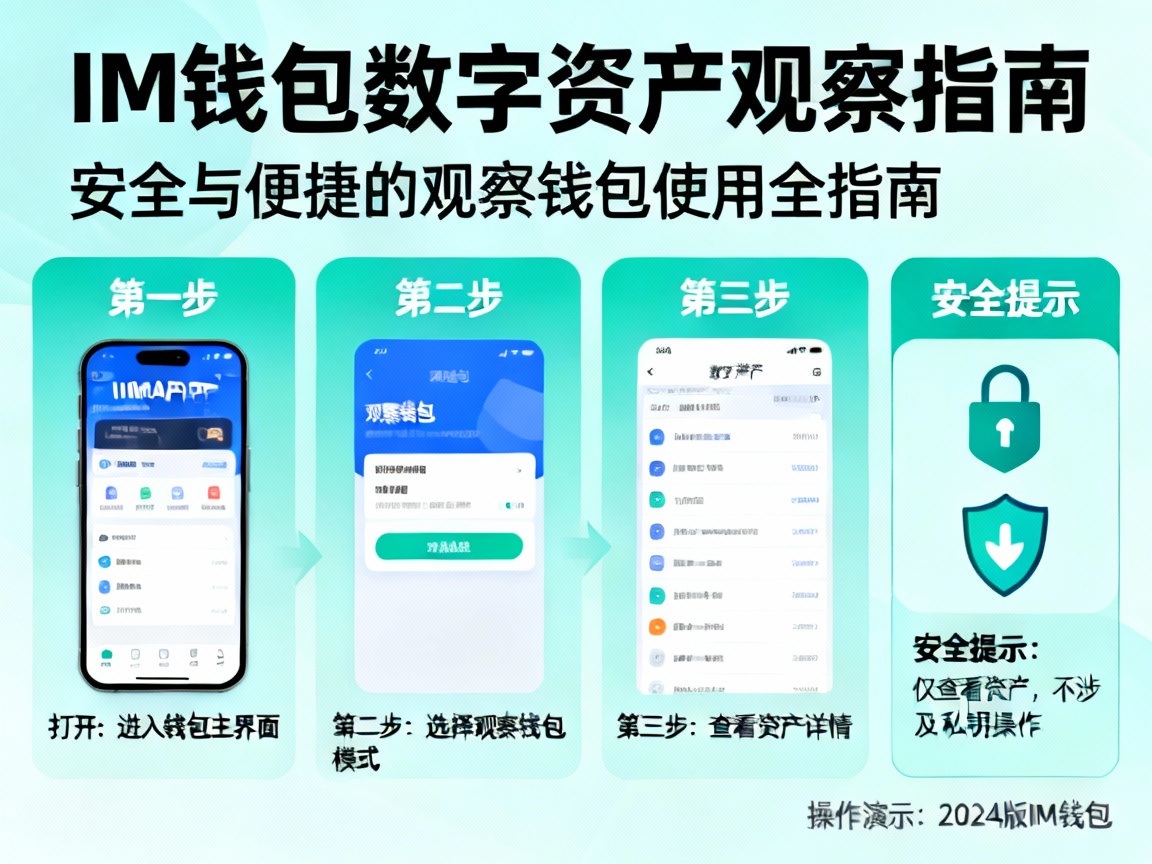 手把手教学，如何在IM钱包中观察你的数字资产？安全与便捷的观察钱包使用全指南