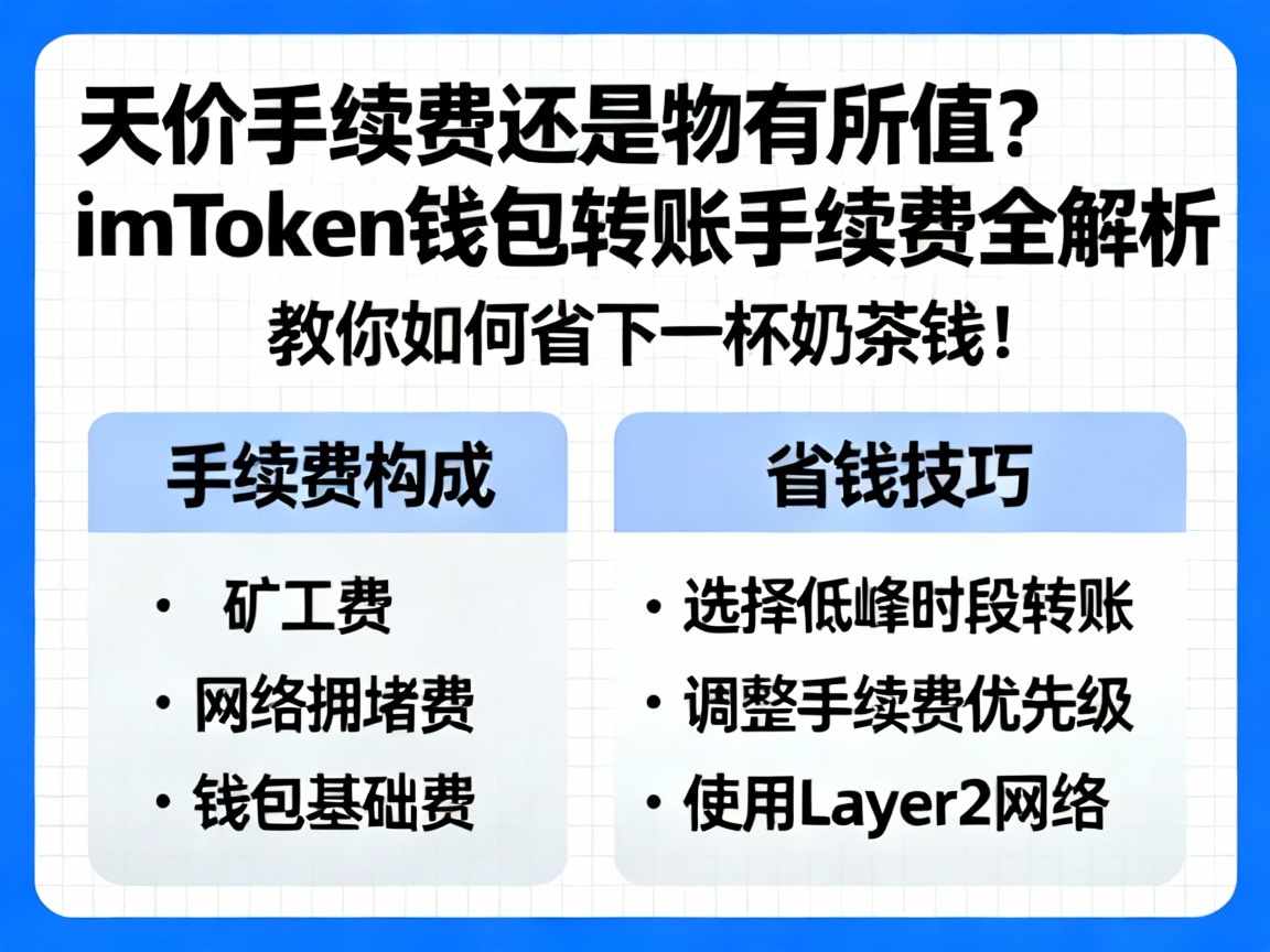 天价手续费还是物有所值？imToken钱包转账手续费全解析，教你如何省下一杯奶茶钱！