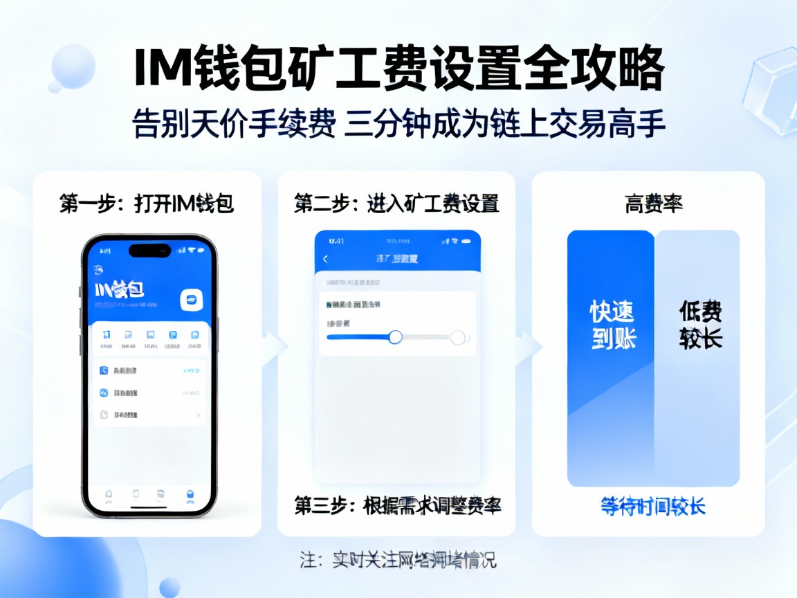 IM钱包矿工费设置全攻略，告别天价手续费，三分钟成为链上交易高手