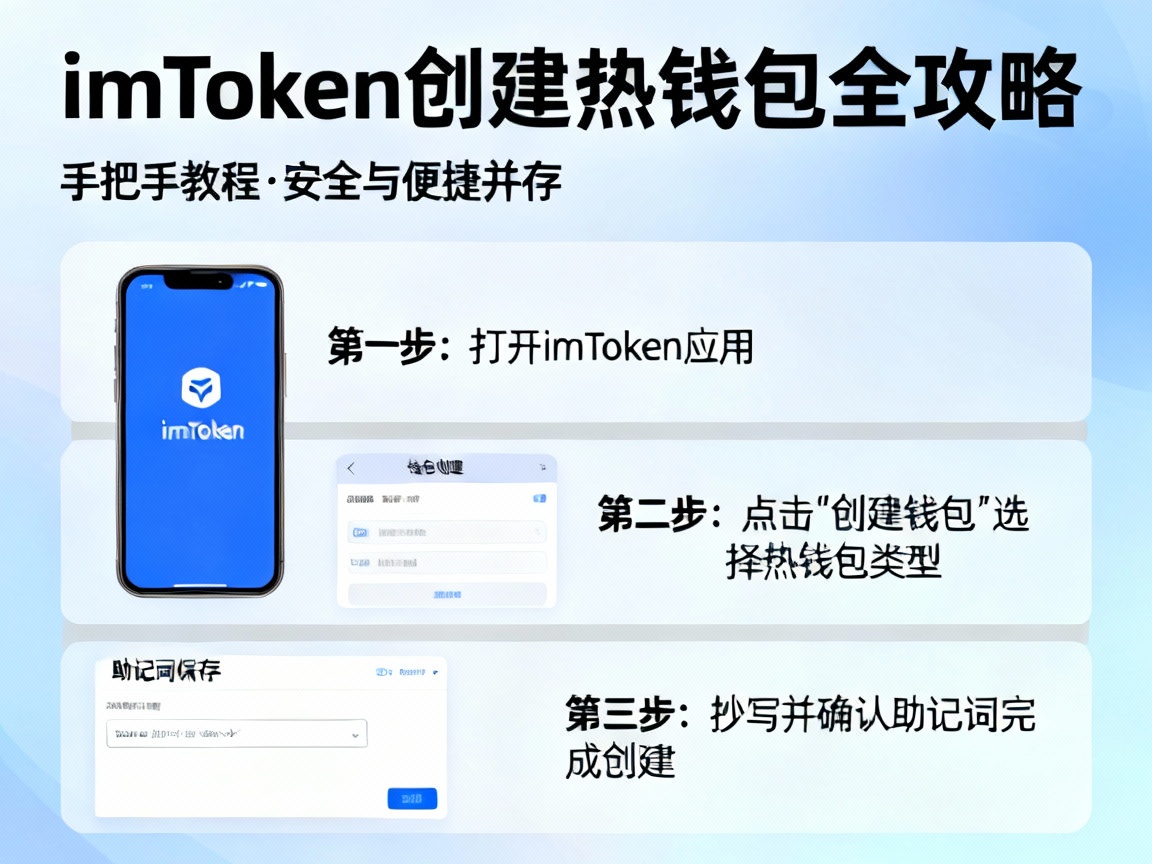 手把手教程，imToken创建热钱包全攻略，安全与便捷并存