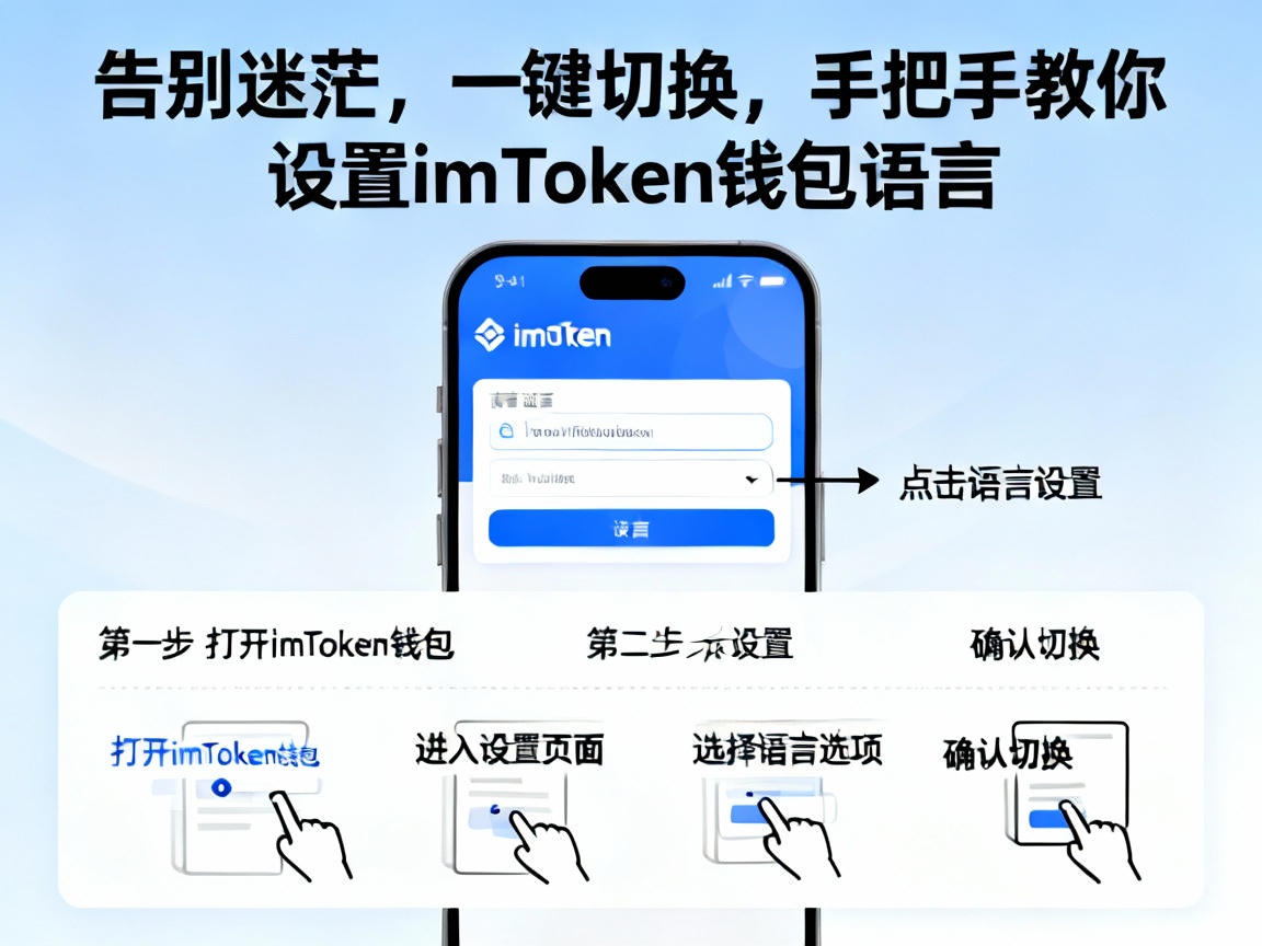 告别迷茫，一键切换，手把手教你设置imToken钱包语言