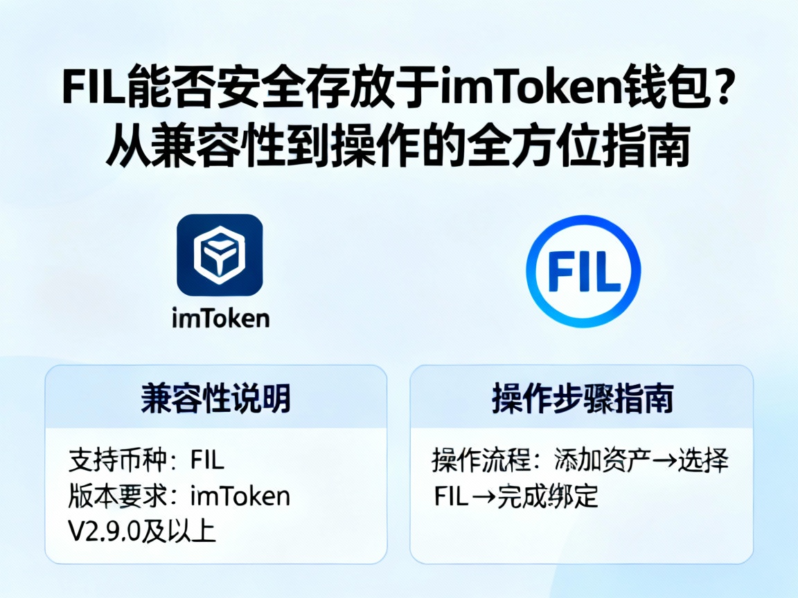 FIL能否安全存放于imToken钱包？从兼容性到操作的全方位指南