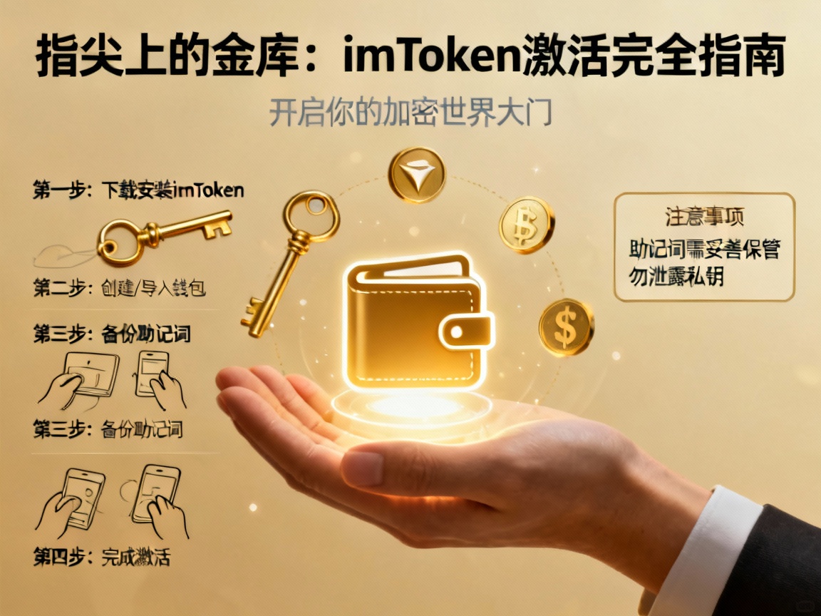 指尖上的金库，imToken激活完全指南，开启你的加密世界大门