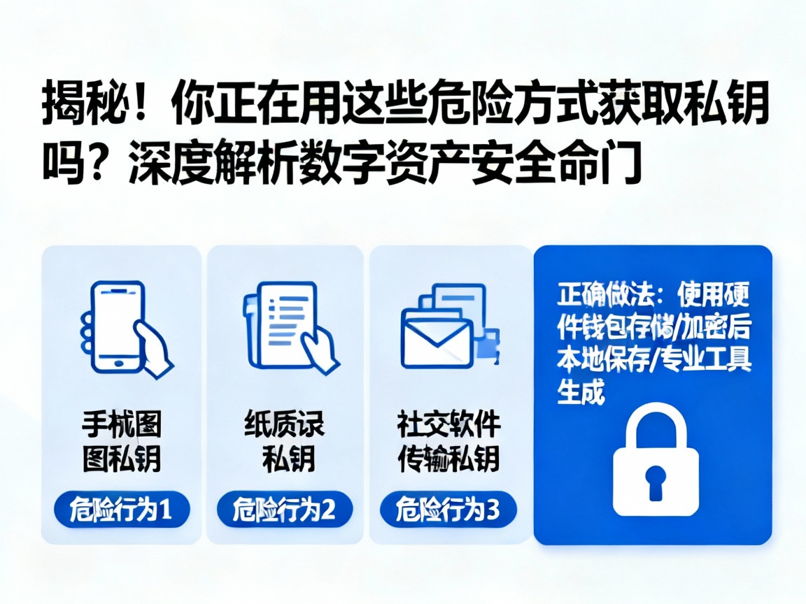 揭秘！你正在用这些危险方式获取私钥吗？深度解析数字资产安全命门