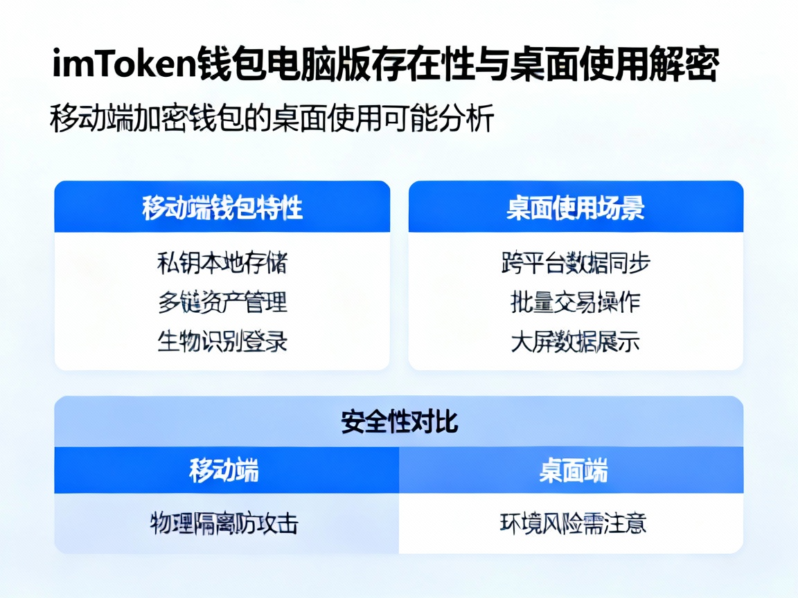imToken钱包真的存在电脑版吗？解密移动端加密钱包的桌面使用可能