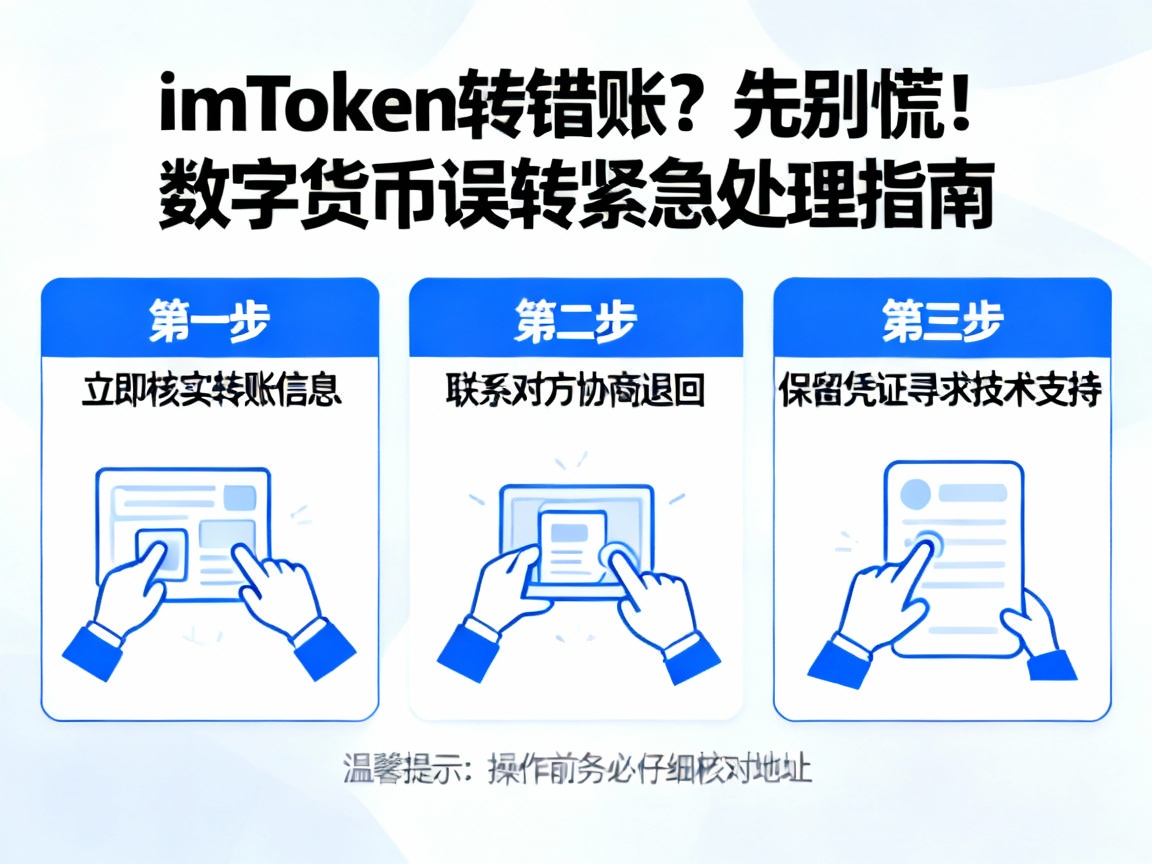 imToken转错账？先别慌！数字货币误转紧急处理指南