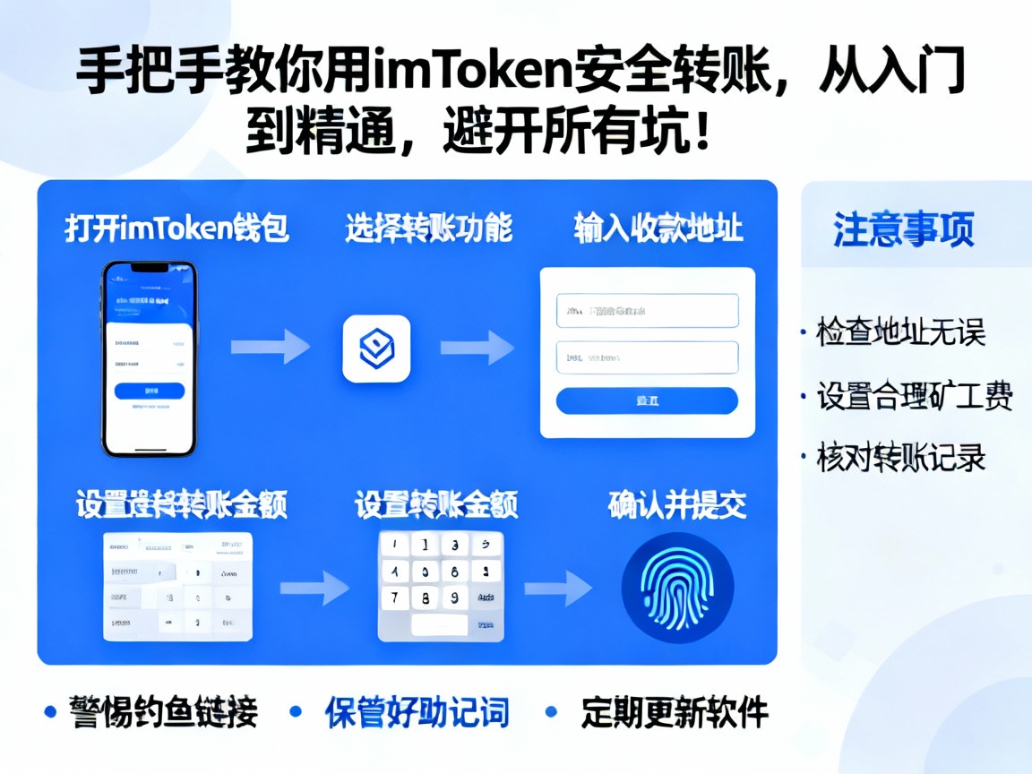 手把手教你用imToken安全转账，从入门到精通，避开所有坑！