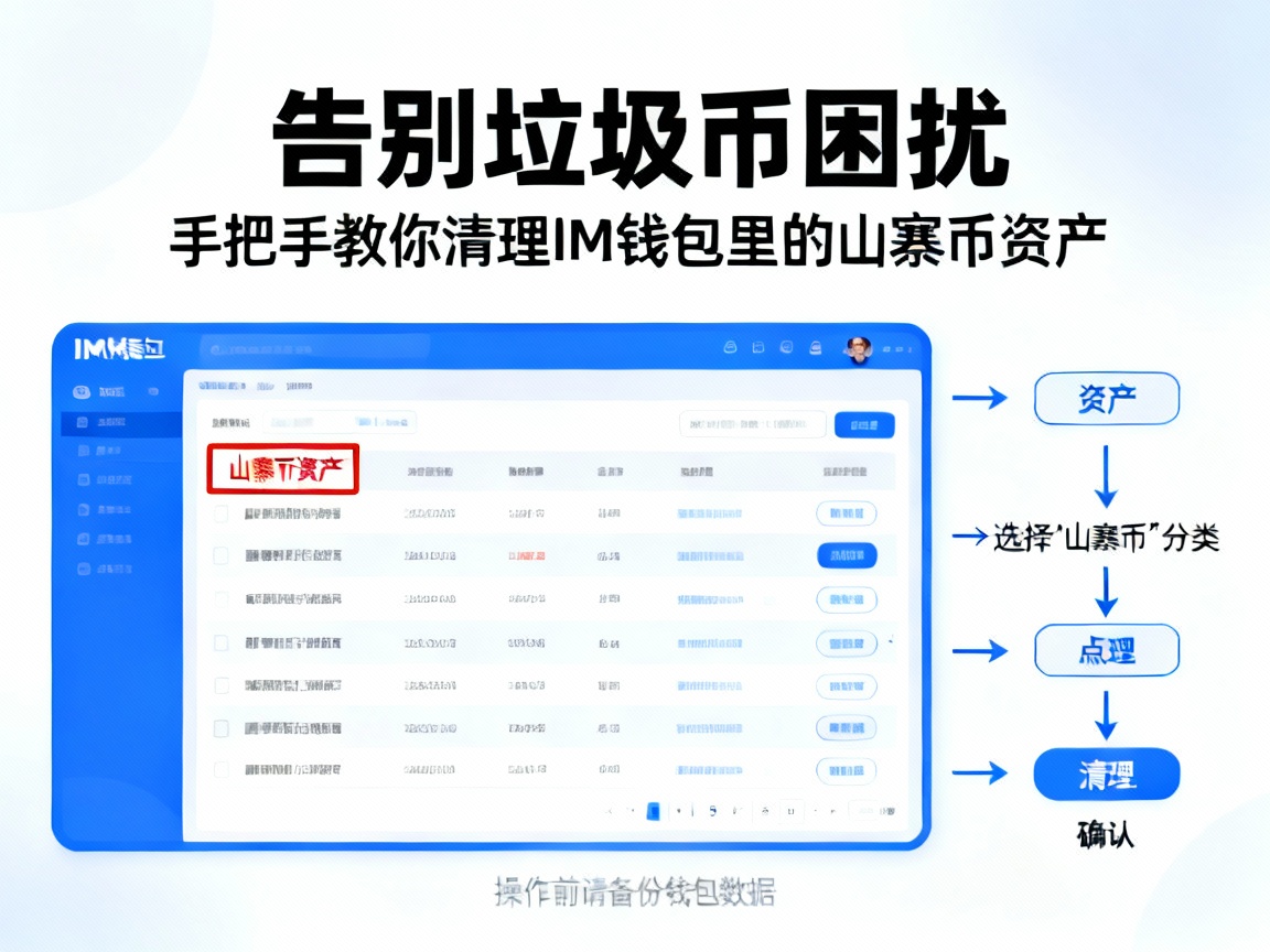 告别垃圾币困扰，手把手教你清理IM钱包里的山寨币资产