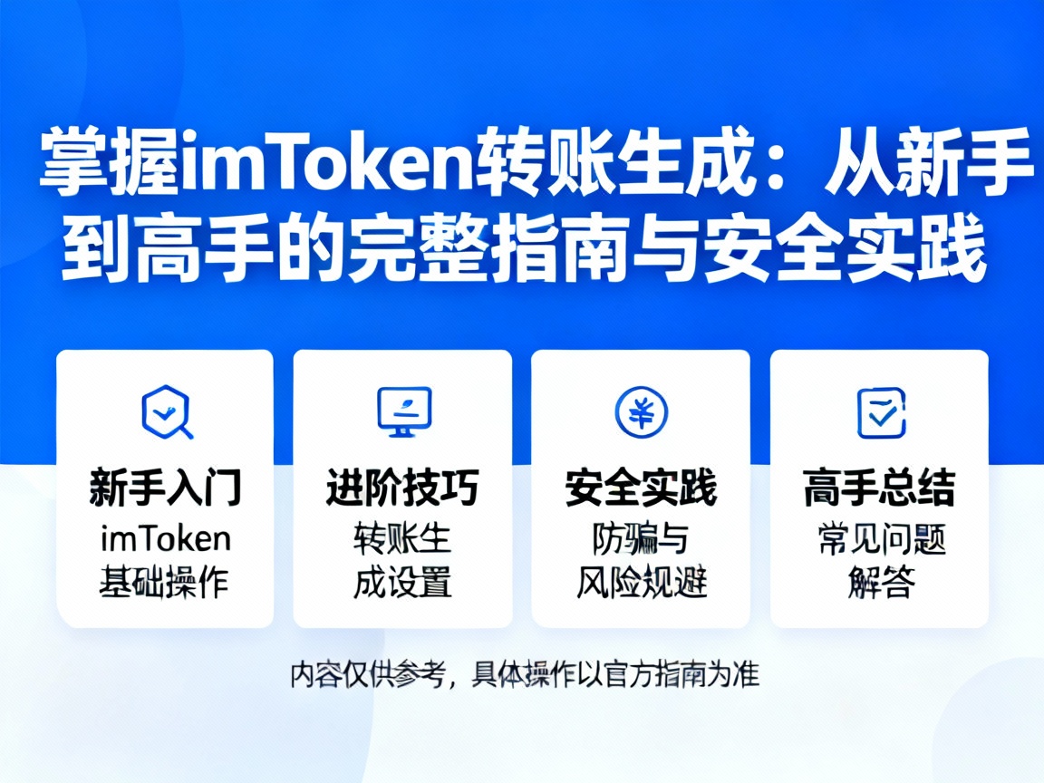 掌握imToken转账生成，从新手到高手的完整指南与安全实践