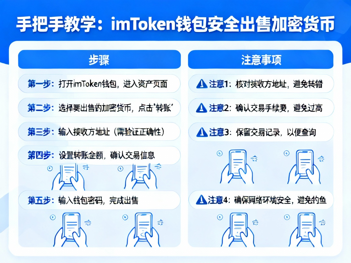 手把手教学，如何在 imToken 钱包安全出售加密货币？完整步骤与注意事项