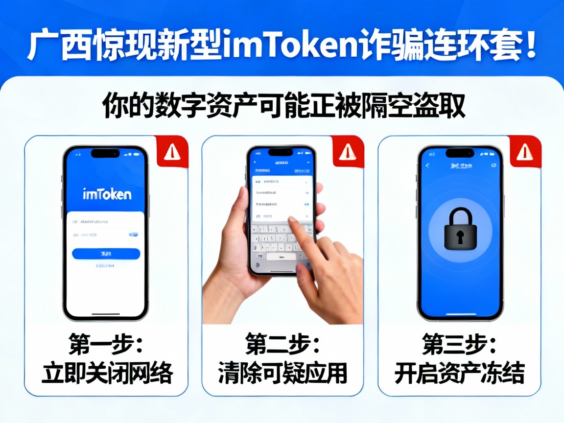 广西惊现新型imToken诈骗连环套！你的数字资产可能正被隔空盗取，三招教你紧急避险