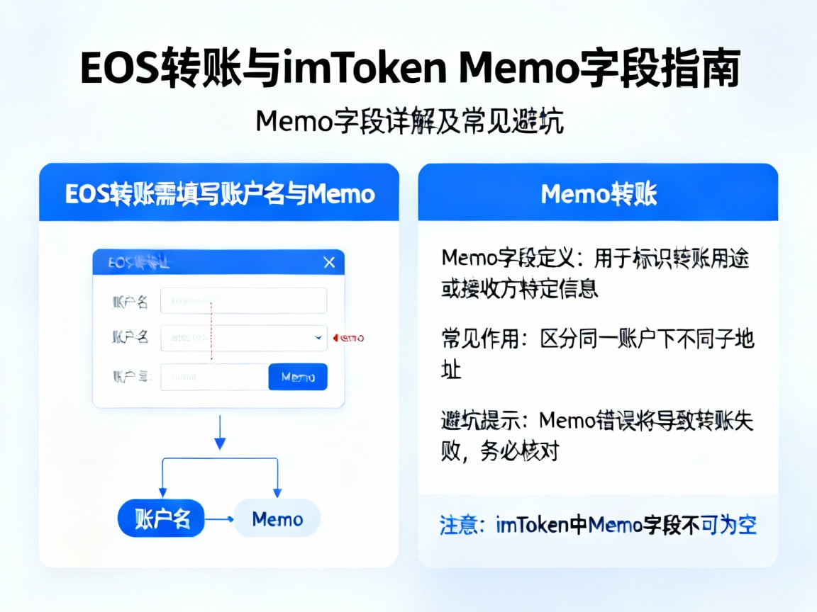 EOS转账的身份证，imToken中Memo字段详解与常见避坑指南