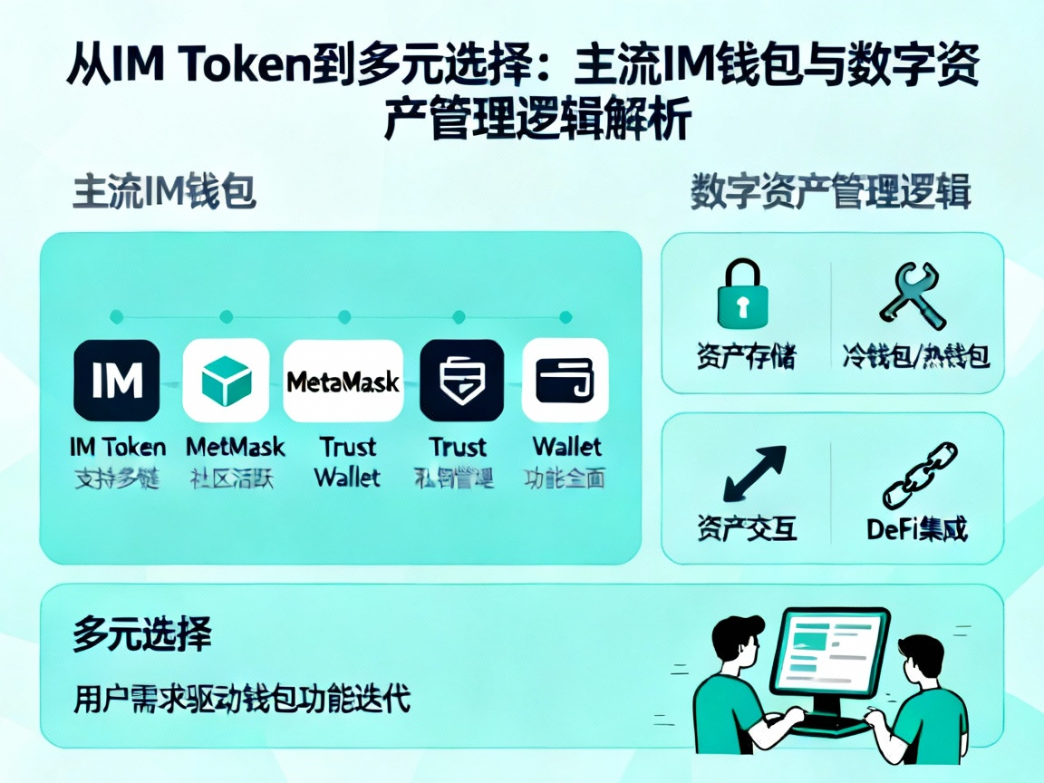 从IM Token到多元选择，全面解析主流IM钱包及其背后的数字资产管理逻辑