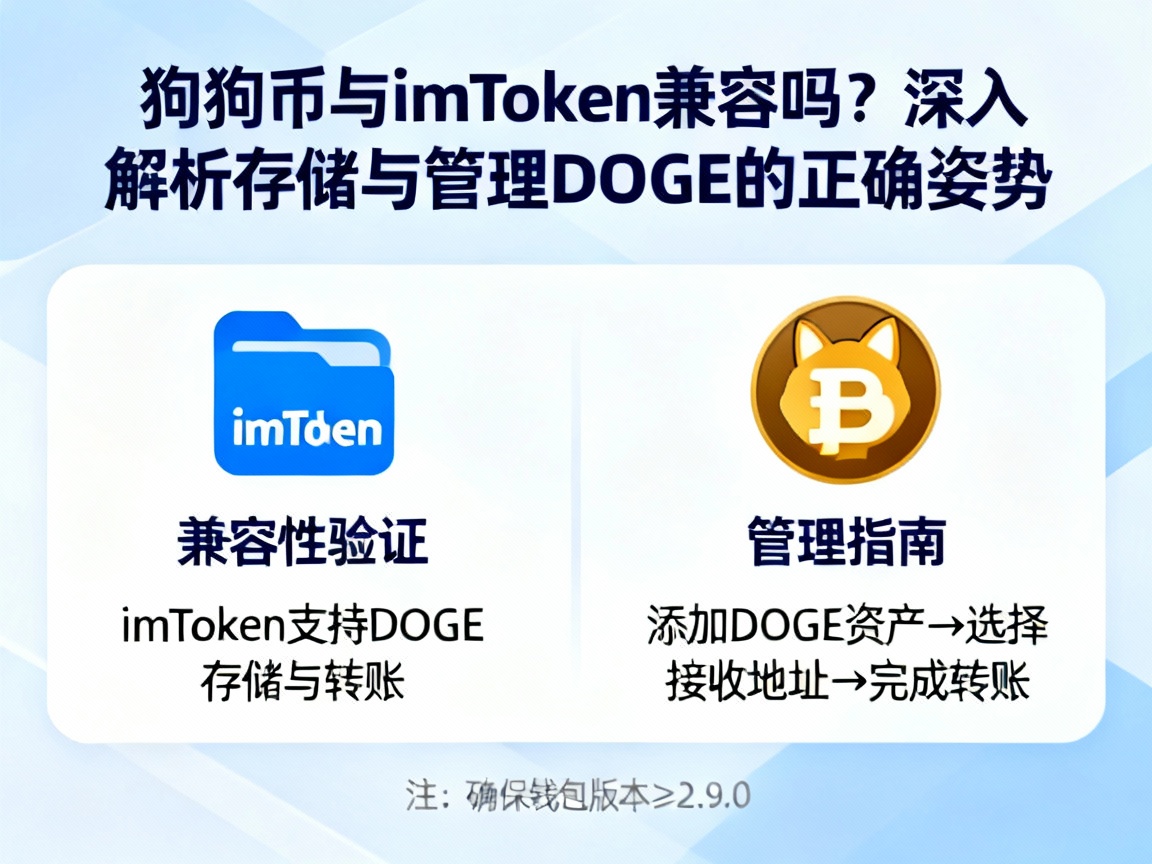 狗狗币与imToken兼容吗？深入解析存储与管理DOGE的正确姿势