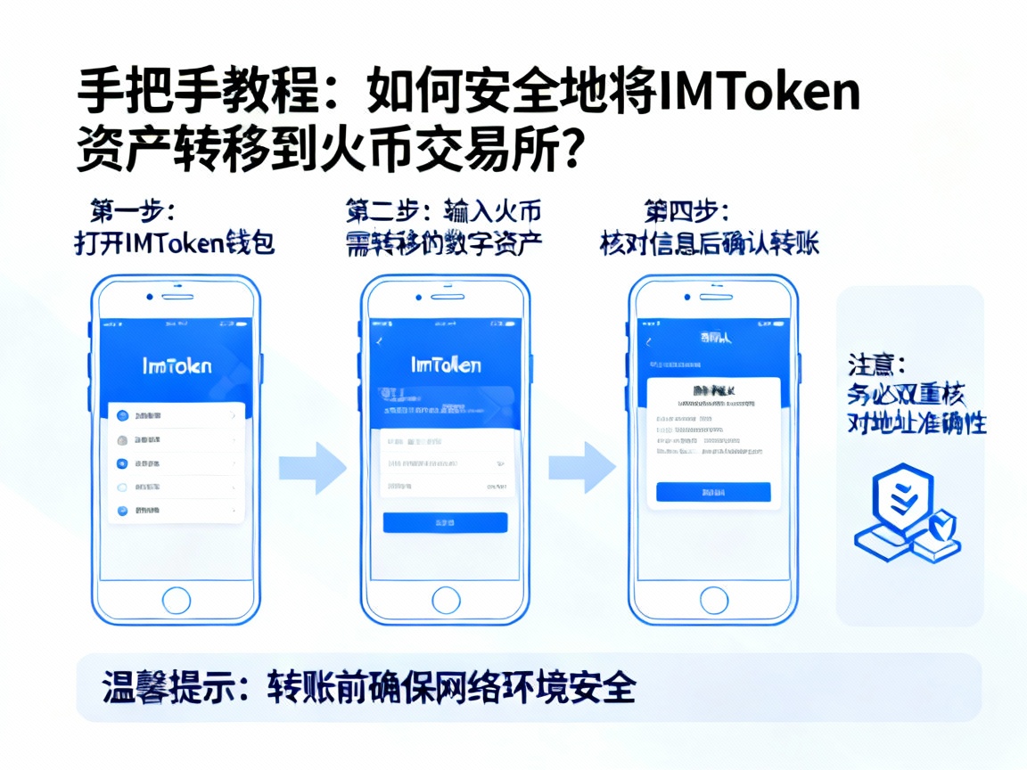 手把手教程，如何安全地将IMToken资产转移到火币交易所？