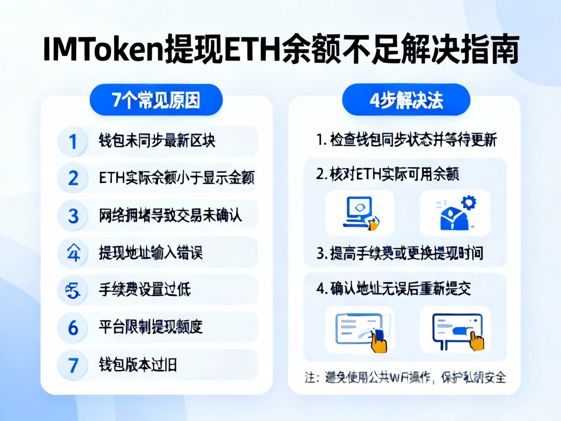 IMToken提现ETH显示余额不足？别慌！这7个原因和4步解决法让你秒懂