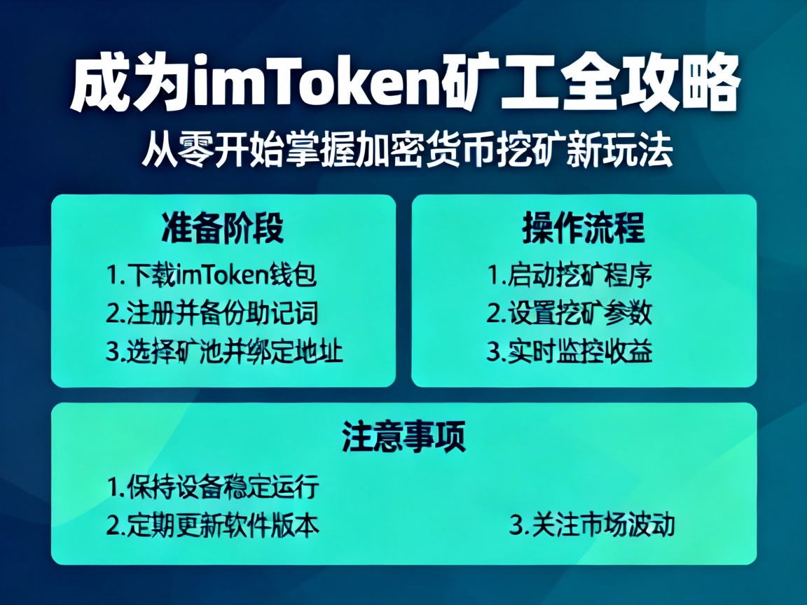 成为imToken矿工全攻略，从零开始掌握加密货币挖矿新玩法