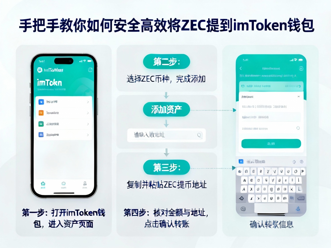 手把手教你，如何安全高效地将ZEC提到imToken钱包