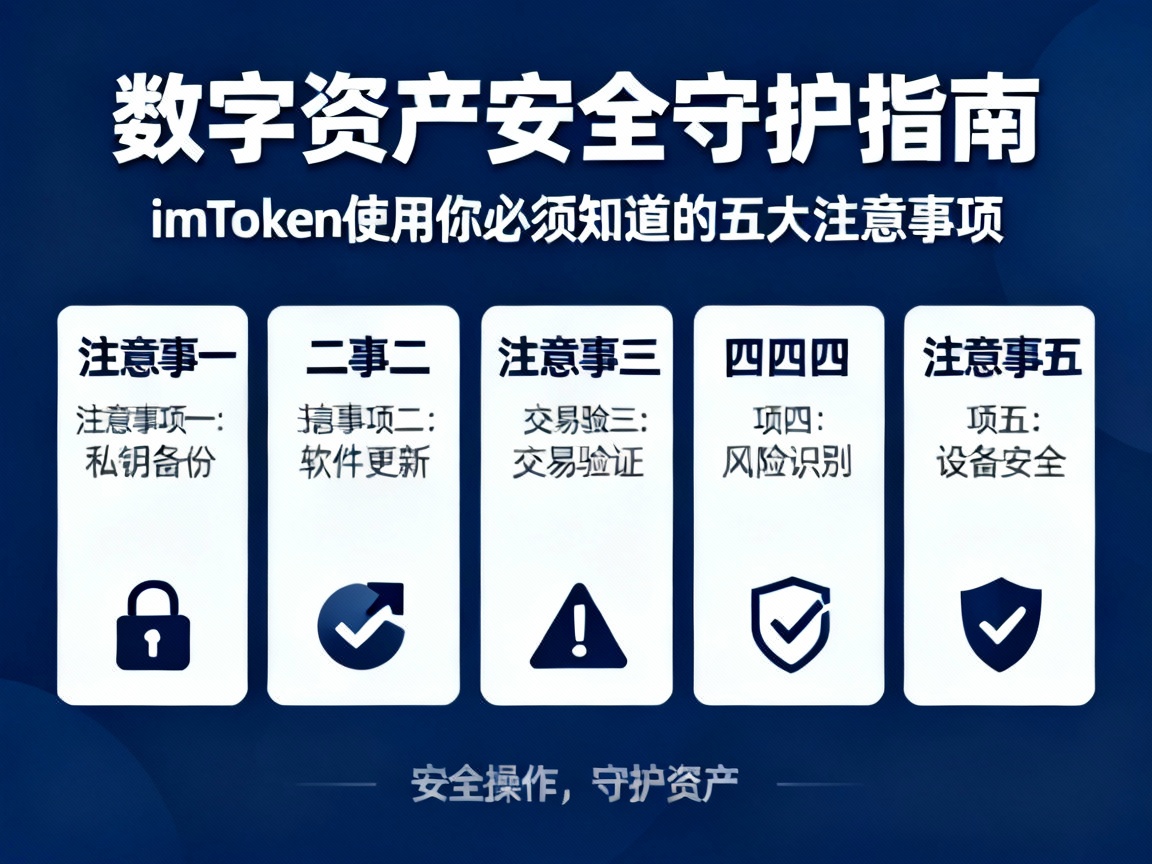数字资产安全守护指南，imToken使用你必须知道的五大注意事项