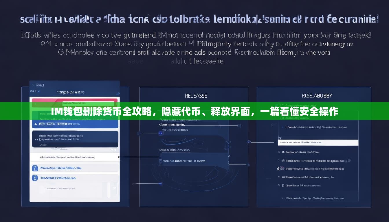 IM钱包删除货币全攻略，隐藏代币、释放界面，一篇看懂安全操作