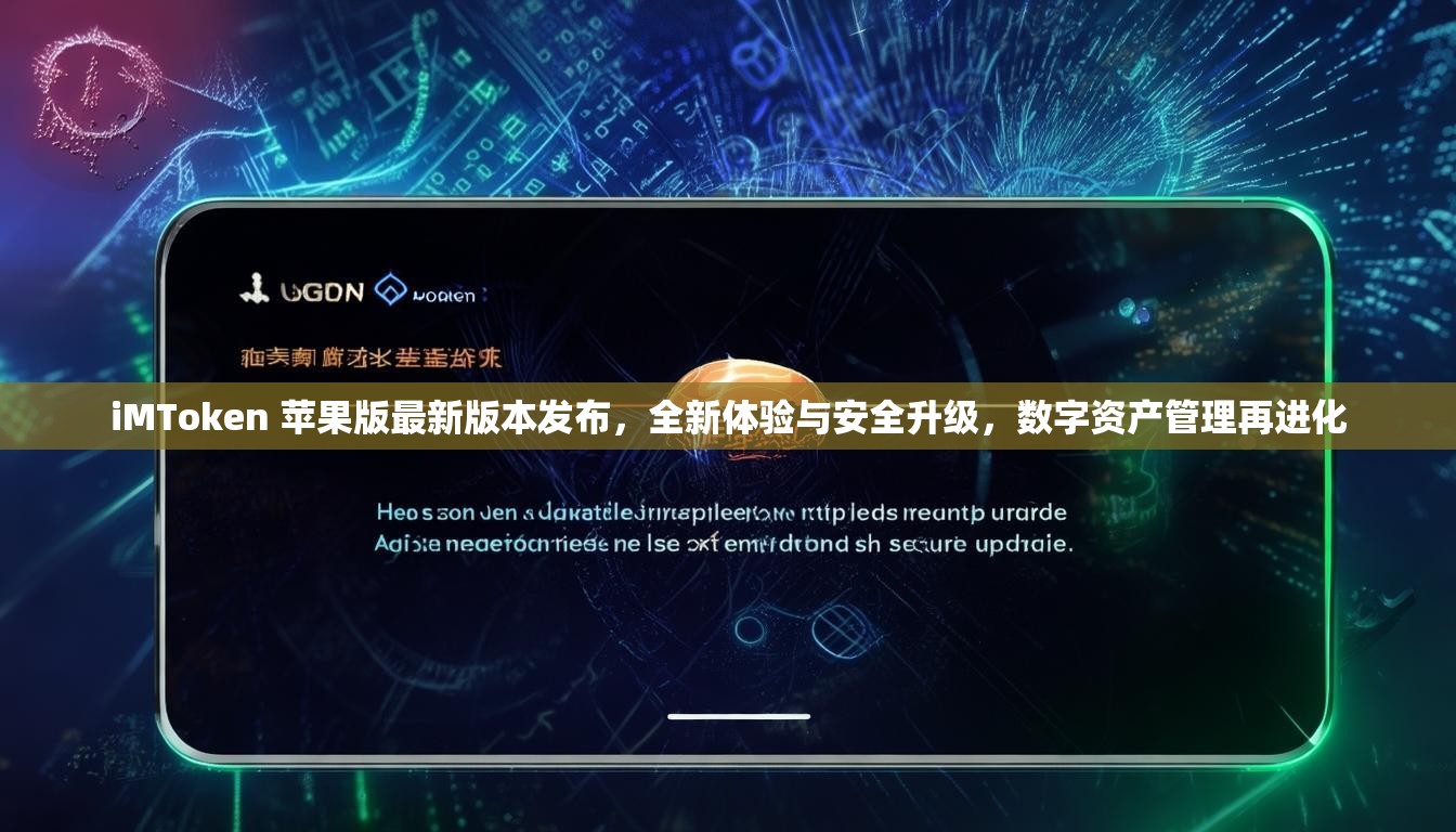 iMToken 苹果版最新版本发布，全新体验与安全升级，数字资产管理再进化