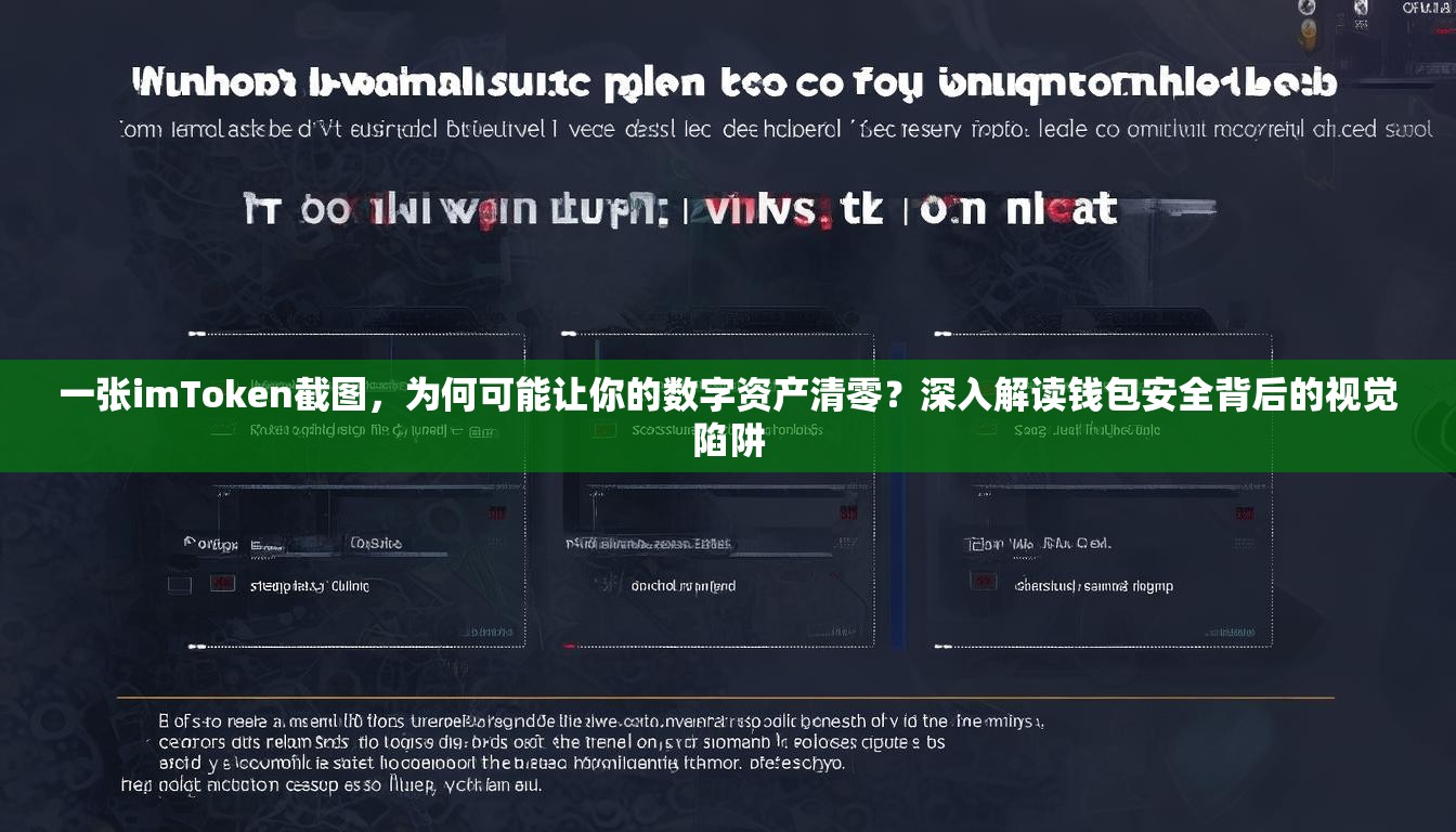 一张imToken截图，为何可能让你的数字资产清零？深入解读钱包安全背后的视觉陷阱
