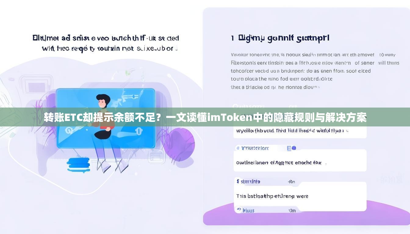 转账ETC却提示余额不足？一文读懂imToken中的隐藏规则与解决方案