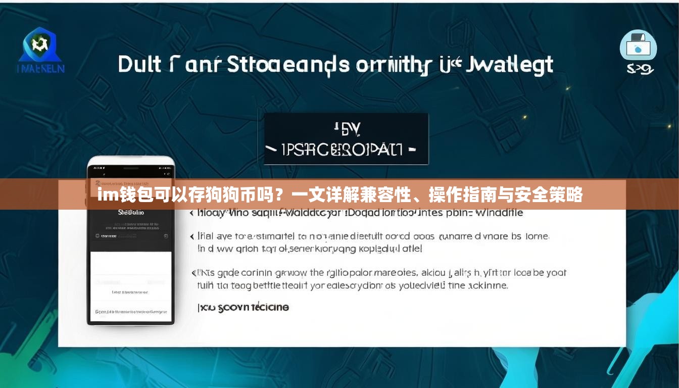 im钱包可以存狗狗币吗？一文详解兼容性、操作指南与安全策略