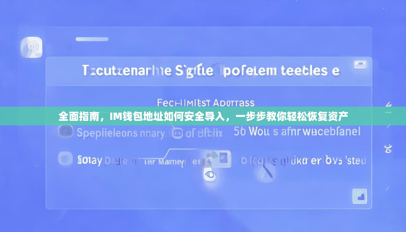全面指南，IM钱包地址如何安全导入，一步步教你轻松恢复资产