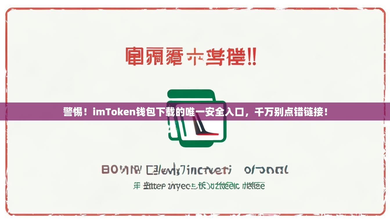 警惕！imToken钱包下载的唯一安全入口，千万别点错链接！