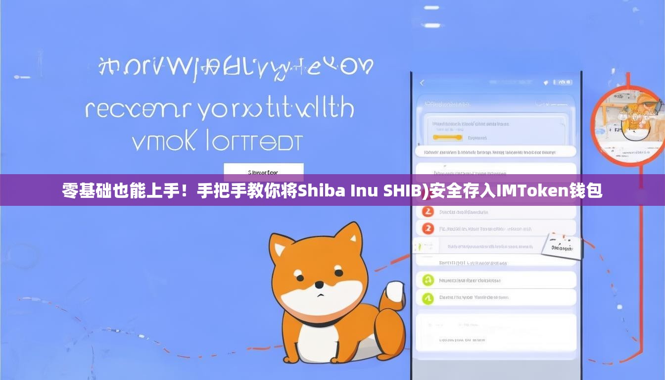 零基础也能上手！手把手教你将Shiba Inu SHIB)安全存入IMToken钱包