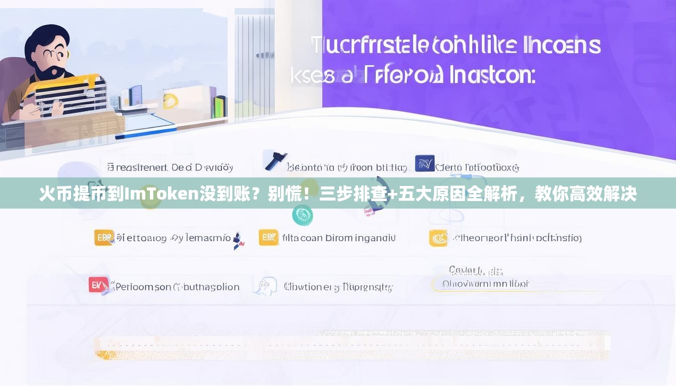 火币提币到ImToken没到账？别慌！三步排查+五大原因全解析，教你高效解决
