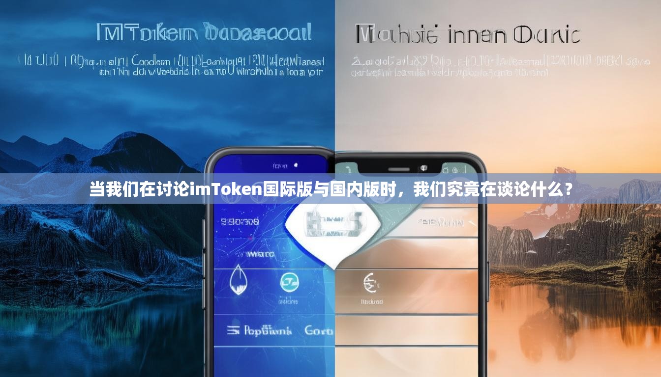 当我们在讨论imToken国际版与国内版时，我们究竟在谈论什么？