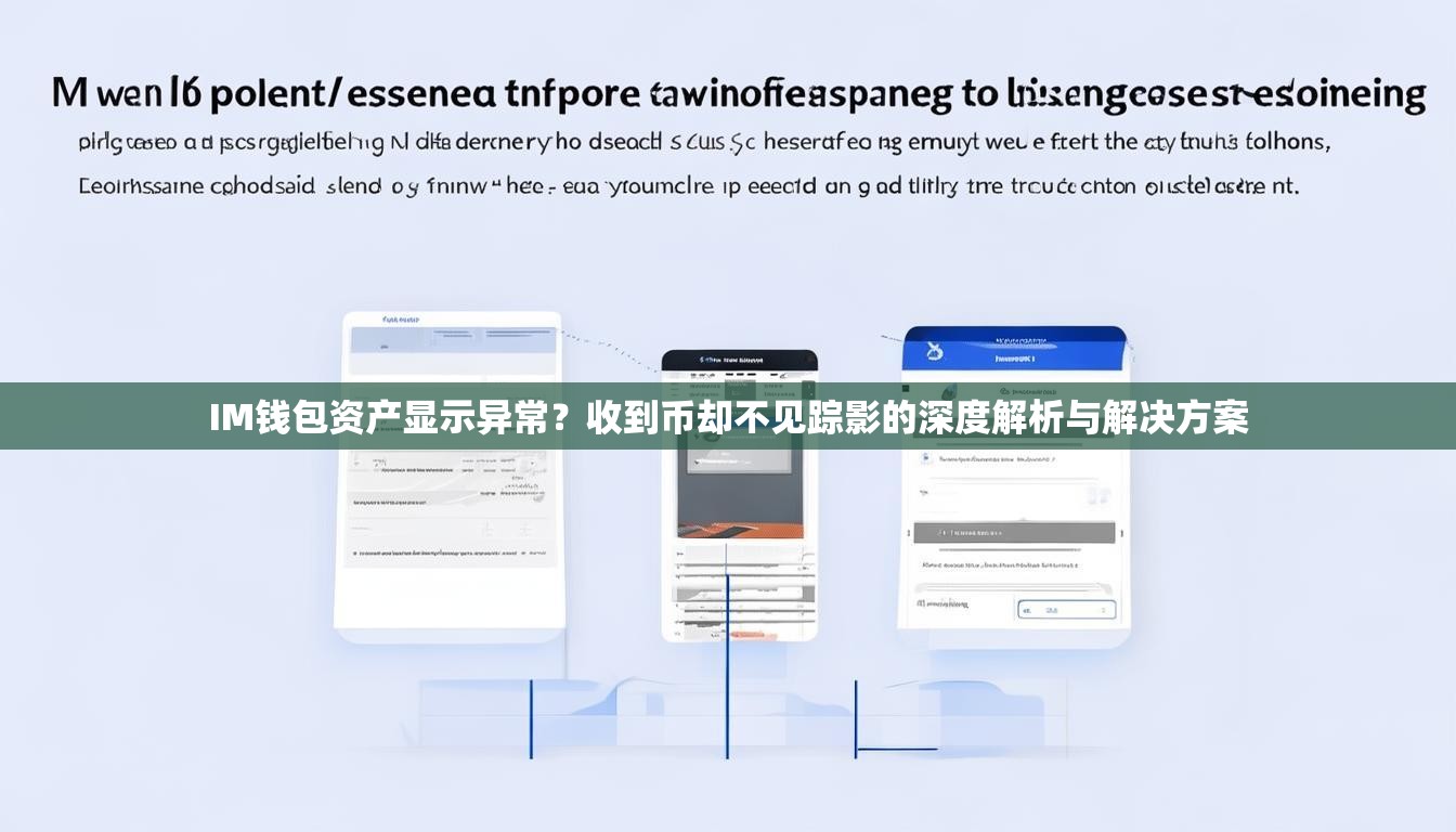 IM钱包资产显示异常？收到币却不见踪影的深度解析与解决方案