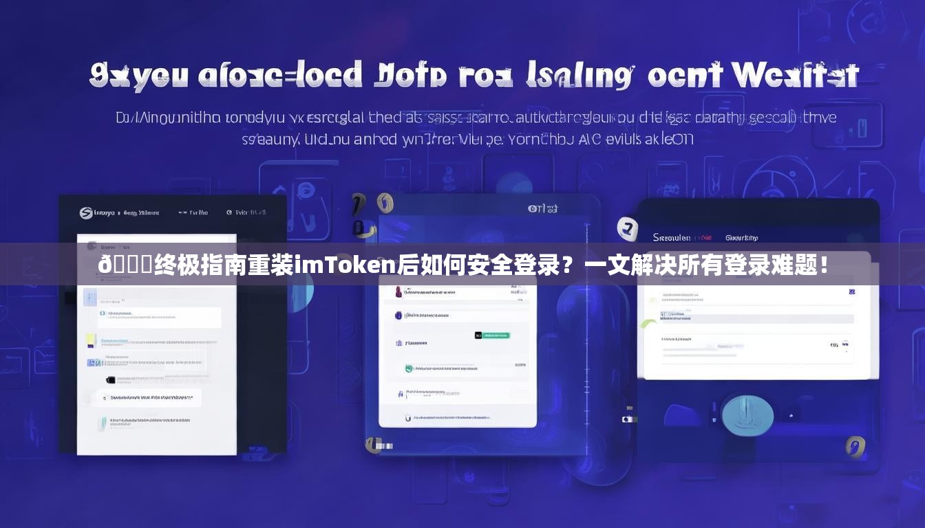 🔐终极指南重装imToken后如何安全登录？一文解决所有登录难题！