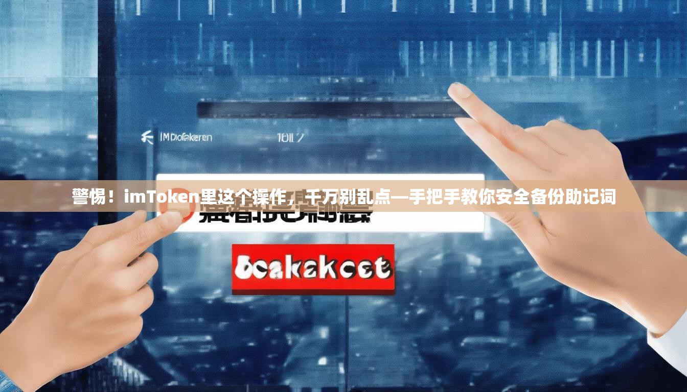 警惕！imToken里这个操作，千万别乱点—手把手教你安全备份助记词