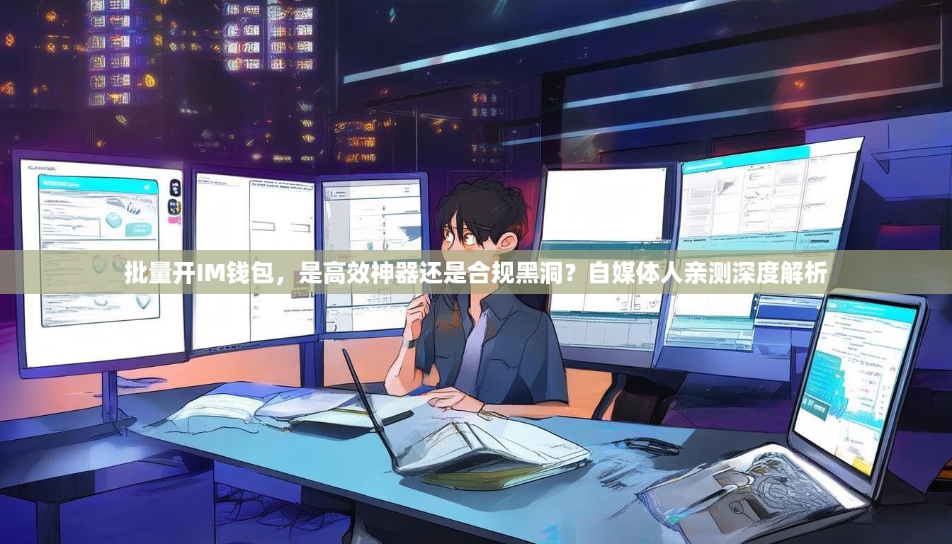 批量开IM钱包，是高效神器还是合规黑洞？自媒体人亲测深度解析