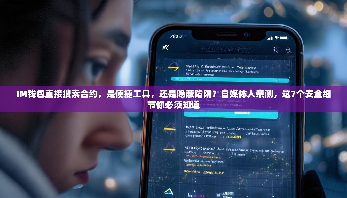 IM钱包直接搜索合约，是便捷工具，还是隐蔽陷阱？自媒体人亲测，这7个安全细节你必须知道