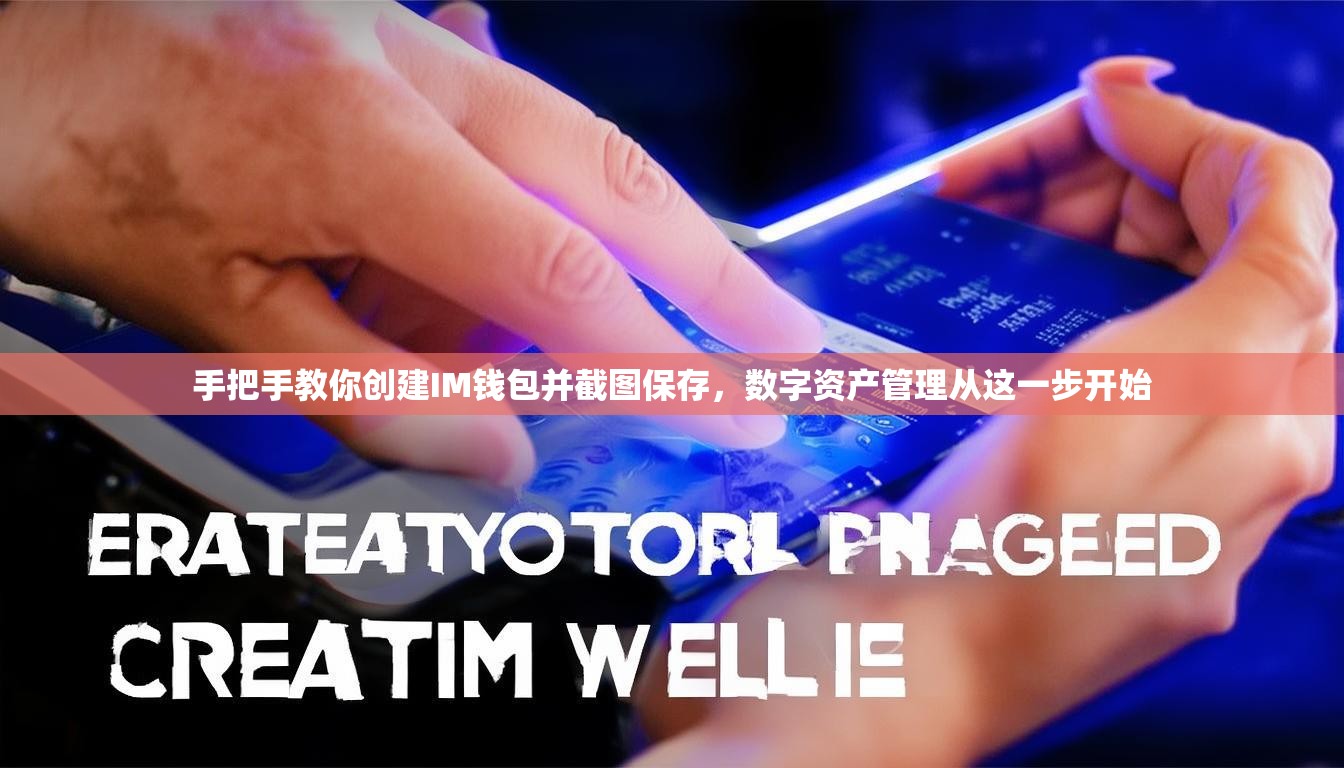 手把手教你创建IM钱包并截图保存，数字资产管理从这一步开始